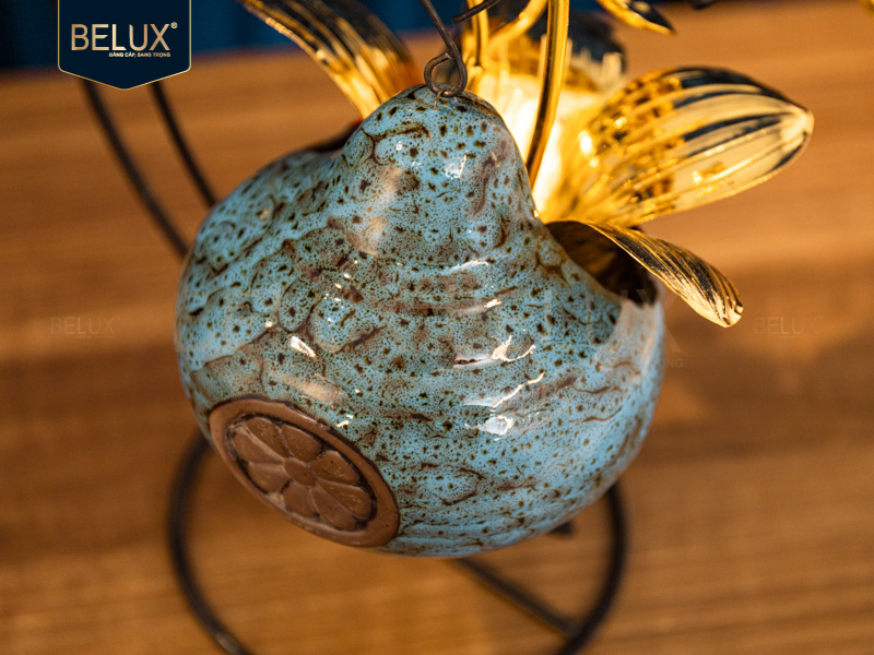 Lan Vũ Điệu mạ vàng 24k&nbsp;20x11x19cm